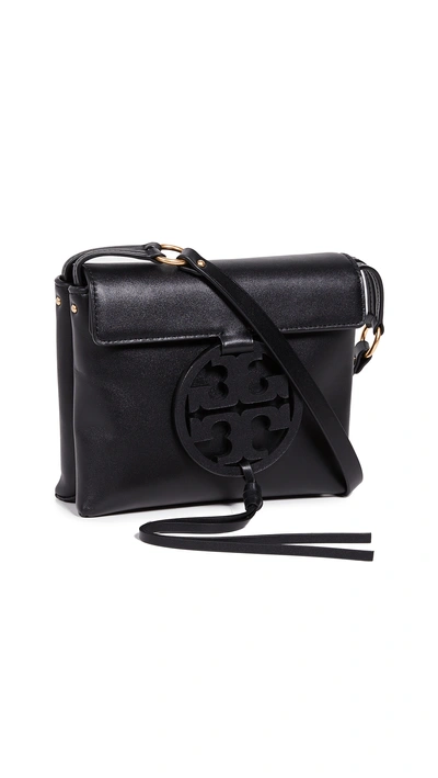 Shop Tory Burch Miller Crossbody Bag In Black