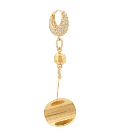 Shop Mounser Drop Plate Earring In Gold