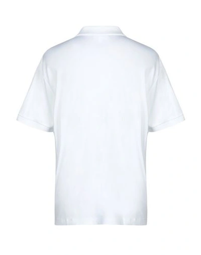 Shop Lacoste Man Polo Shirt White Size 8 Cotton