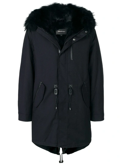 Shop Mackage Fur-lined Parka - Black