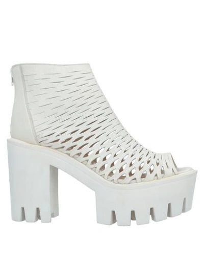 Shop Jfk Ankle Boot In Ivory