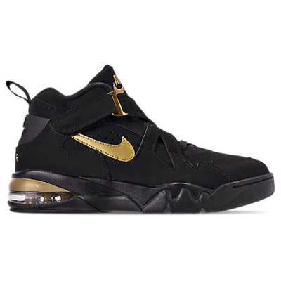 Shop Nike Men's Air Force Max Cb Basketball Shoes, Black