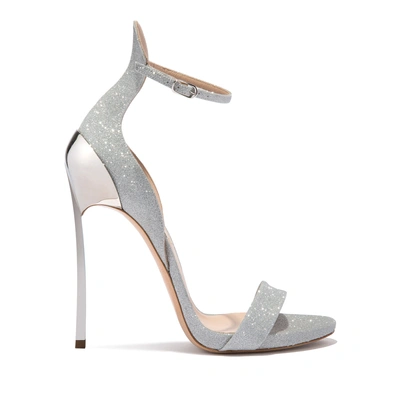 Shop Casadei Techno Blade Cappa In Silver