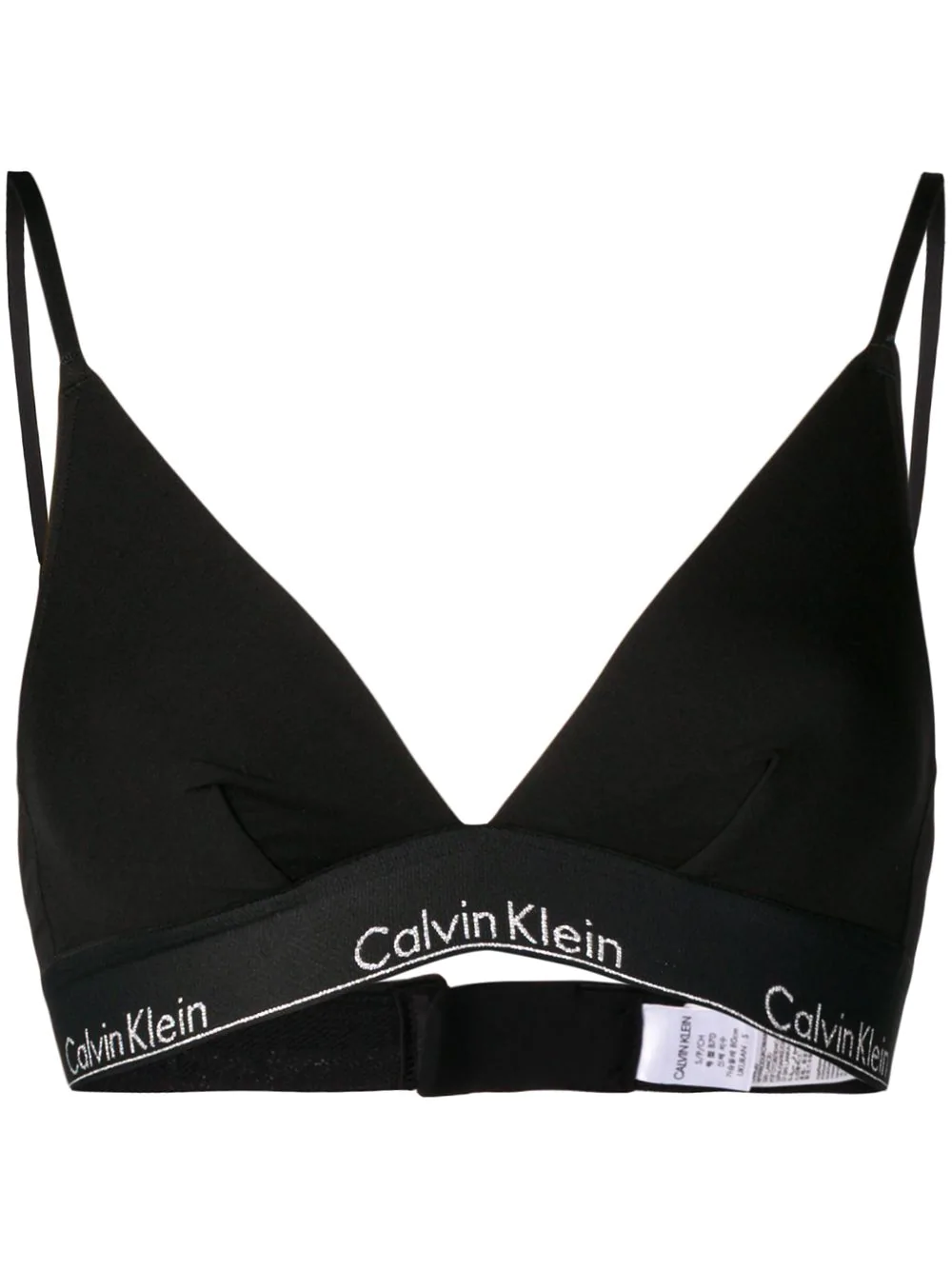 calvin klein monogram unlined triangle bra