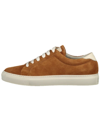 Shop Brunello Cucinelli Suede Sneaker In Rust