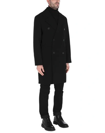 Shop The Kooples Coat In Black