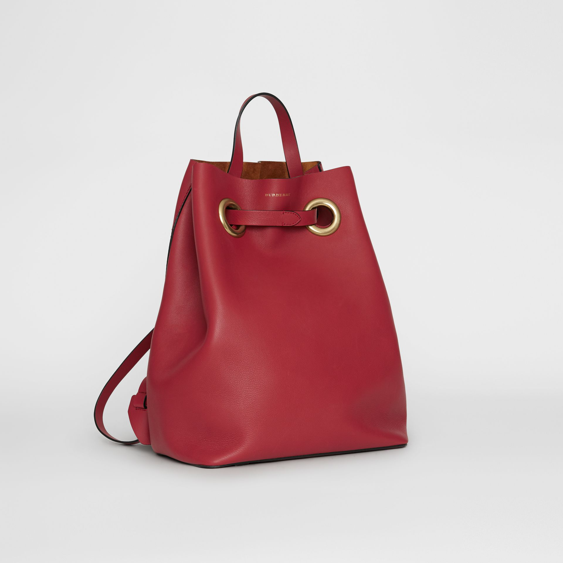 burberry the leather grommet detail backpack