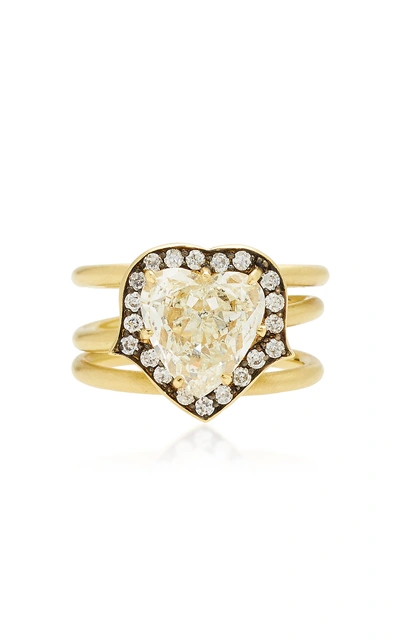 Shop Sylva & Cie 18k Gold Diamond Ring