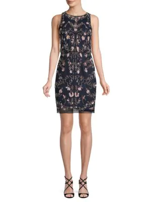 embellished sheath dress