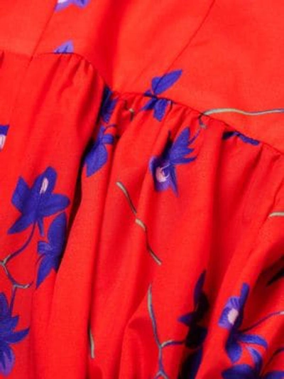 Shop Borgo De Nor Leonora Sleeveless Keyhole Maxi Dress In Orchid Red