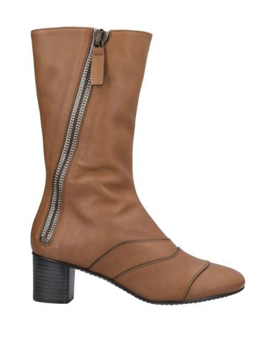 Chloé Ankle Boot In Camel