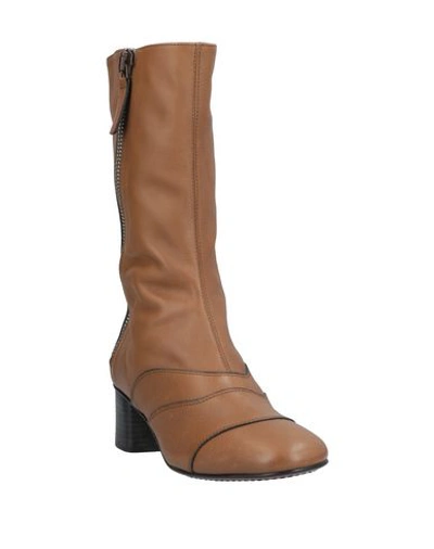 Chloé Ankle Boot In Camel