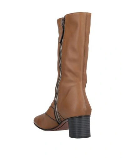 Chloé Ankle Boot In Camel