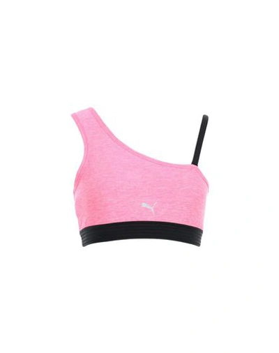 Shop Puma Sports Bras And Performance Tops In Fuchsia