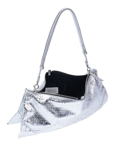 Shop Maison Margiela Handbag In Silver