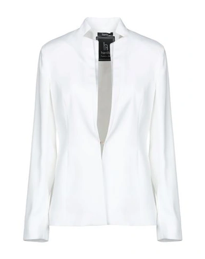 Shop Hanita Sartorial Jacket In White
