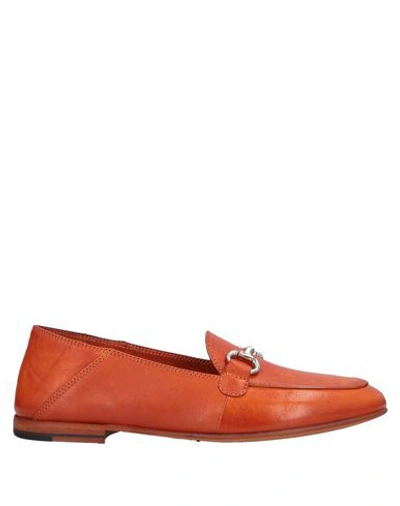 Shop Alexander Hotto Loafers In Rust