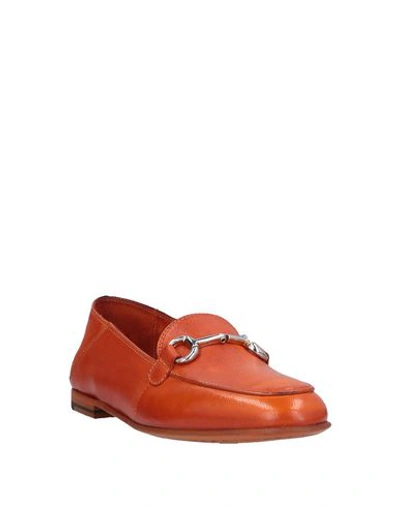 Shop Alexander Hotto Loafers In Rust