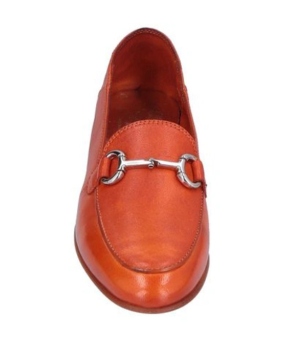 Shop Alexander Hotto Loafers In Rust
