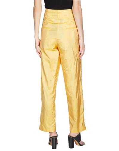 Shop Isabel Marant Casual Pants In Light Yellow