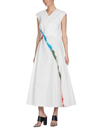 Shop Tomas Maier Long Dresses In White