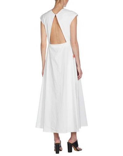 Shop Tomas Maier Long Dresses In White