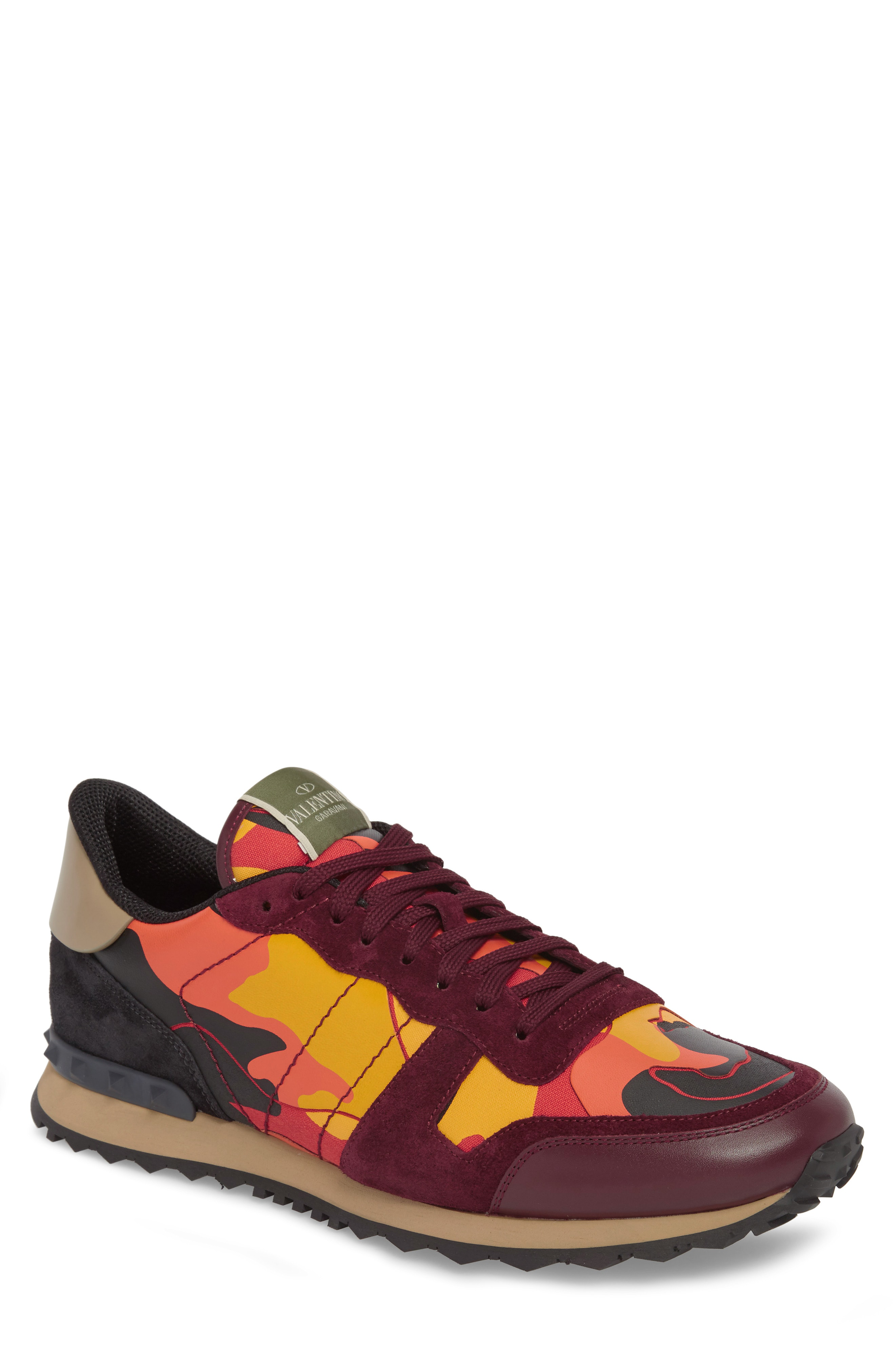 orange valentino trainers