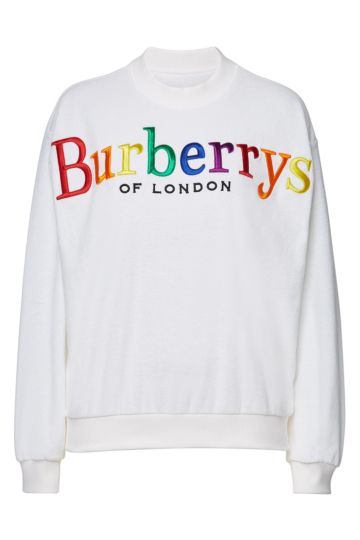 Burberry Embroidered Cotton Sweatshirt 