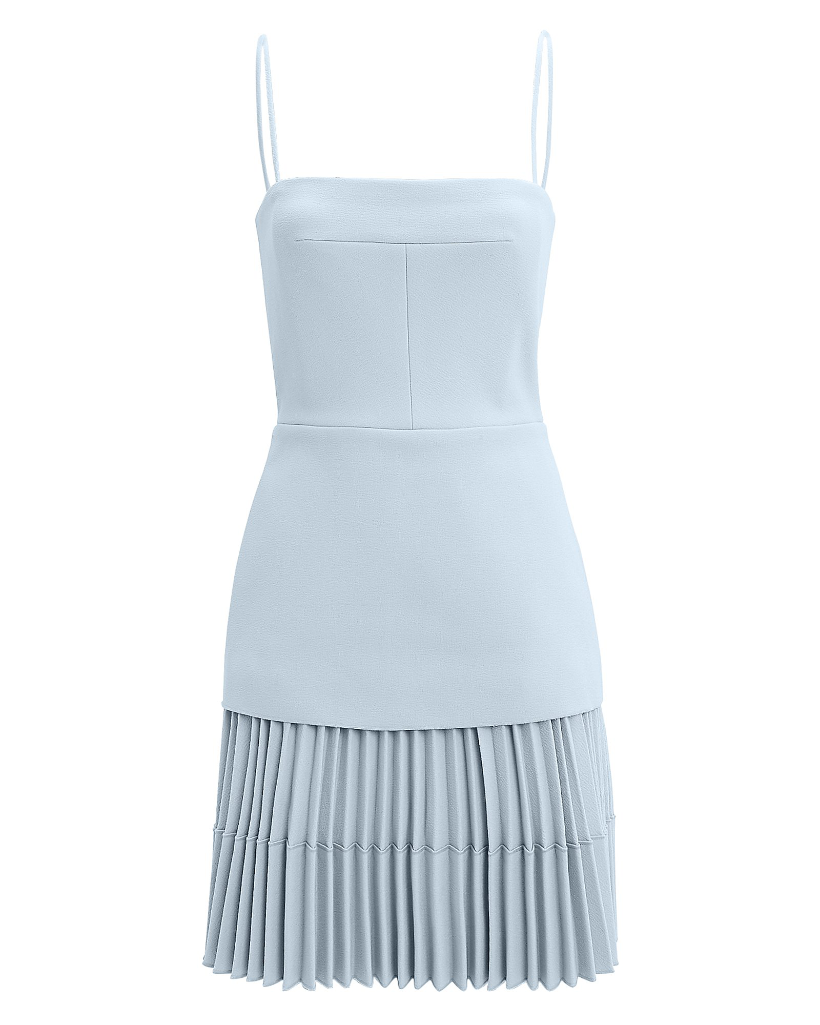 dion lee ellipse pleat mini dress