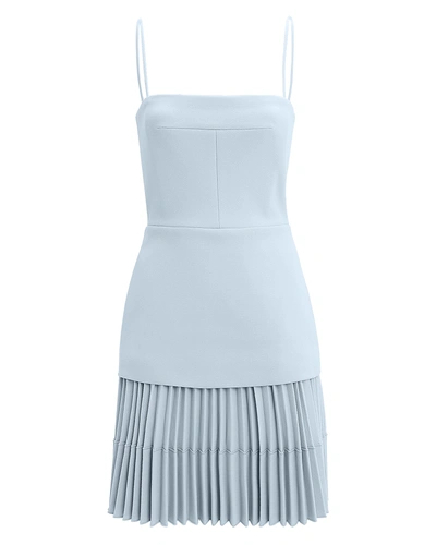 Shop Dion Lee Ellipse Pleated Mini Dress