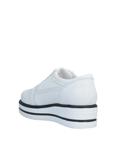 Hogan Lace-up Shoes In White