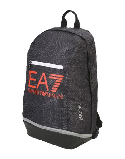Shop Ea7 Backpacks & Fanny Packs In Black