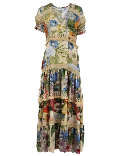 Shop Carolina K Catalina Printed Dress In Multi