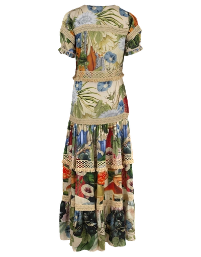 Shop Carolina K Catalina Printed Dress In Multi