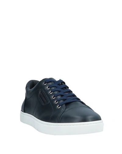 Shop Dolce & Gabbana Sneakers In Dark Blue