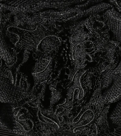Shop Gucci Wool And Silk Crêpe Midi Dress In Black