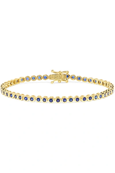 Shop Jennifer Meyer 18-karat Gold Sapphire Bracelet
