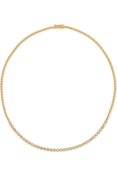 Shop Jennifer Meyer 18-karat Gold Diamond Necklace