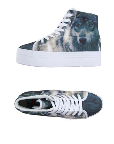 Shop Jc Play By Jeffrey Campbell Sneakers In Deep Jade