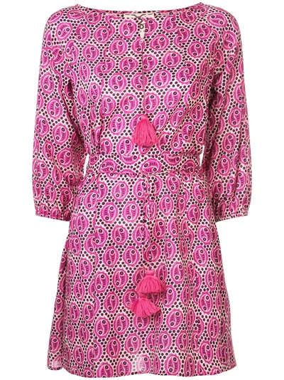 Shop Figue Jules Paisley Dress - Pink