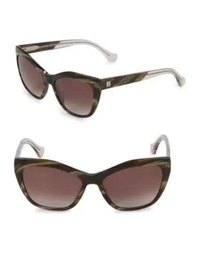 Shop Balenciaga 56mm Square Sunglasses In Multi