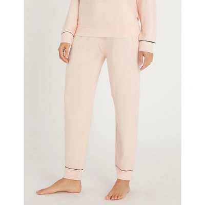 Shop Eberjey Freja Morocco Stretch-modal Pyjama Bottoms In Pink Tint