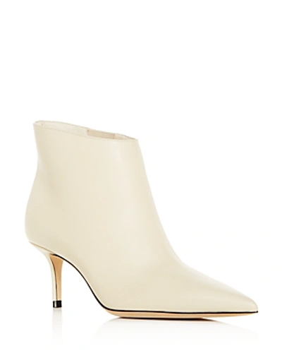 Shop Jimmy Choo Women's Marinda 65 Pointed-toe High-heel Booties In Linen