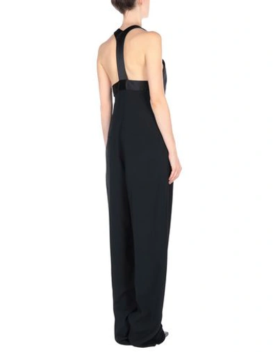 Roberto Cavalli Woman Jumpsuit Black Size 6 Viscose, Acetate, Elastane, Silk In Black