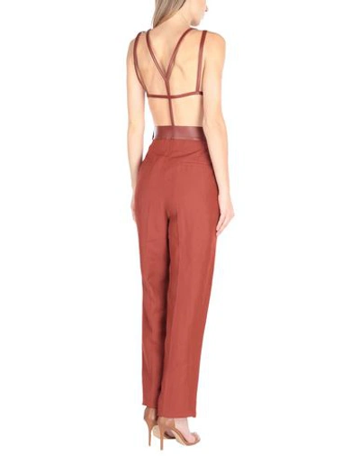 Shop Roberto Cavalli Overalls In Brown