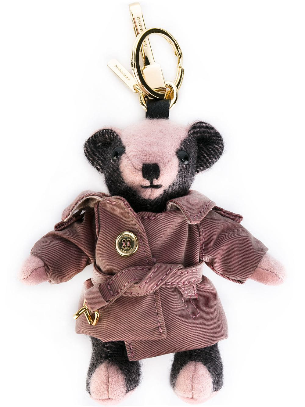 burberry bear keychain pink