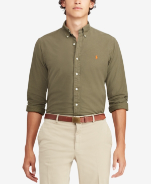 ralph lauren service green shirt