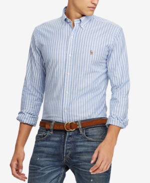 mens stretch oxford shirt