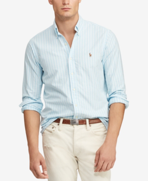 mens light blue ralph lauren shirt