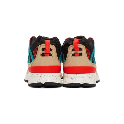 Shop Nike Beige & Red Okwahn Ii Sneakers